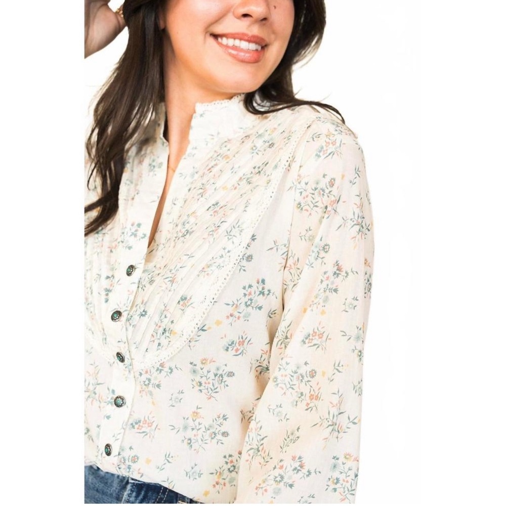 Tasha Polizzi Dixie Floral Shirt med